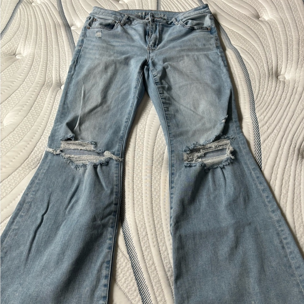 American Eagle Low Rise Flare Jeans